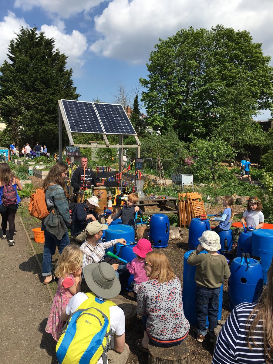THANK YOU to everyone that came to the fair and made it our biggest and best yet! 900 people came &amp; the sun shone. The music was fab, the plants on sale were a bargain. No one fell in the pond, perfumes, spring crowns &amp; friends were made &amp; everyone ate cake! 😀🎻🐸🐞🌱🍀🍕🍰🌞🎉