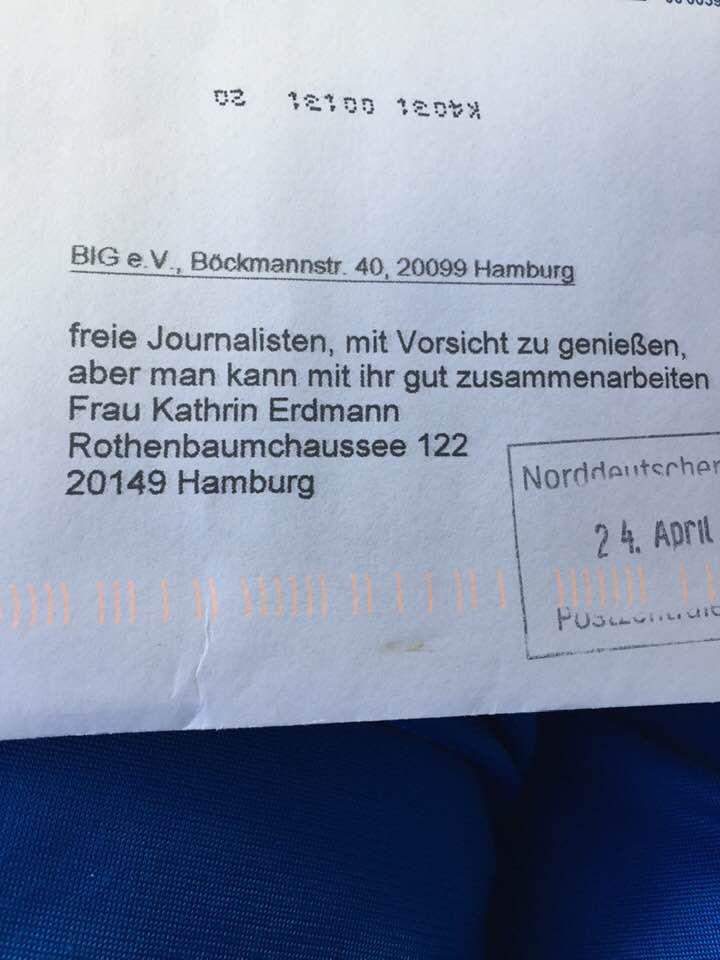 Warum es so wichtig ist die eigene Adressdatenbank nicht mit Kommentaren zu füttern, zeigt das Bündnis der Islamischen Gemeinden in Norddeutschland e.V. via <a href="/erdmann_kathrin/">kathrin erdmann</a> #EP2019