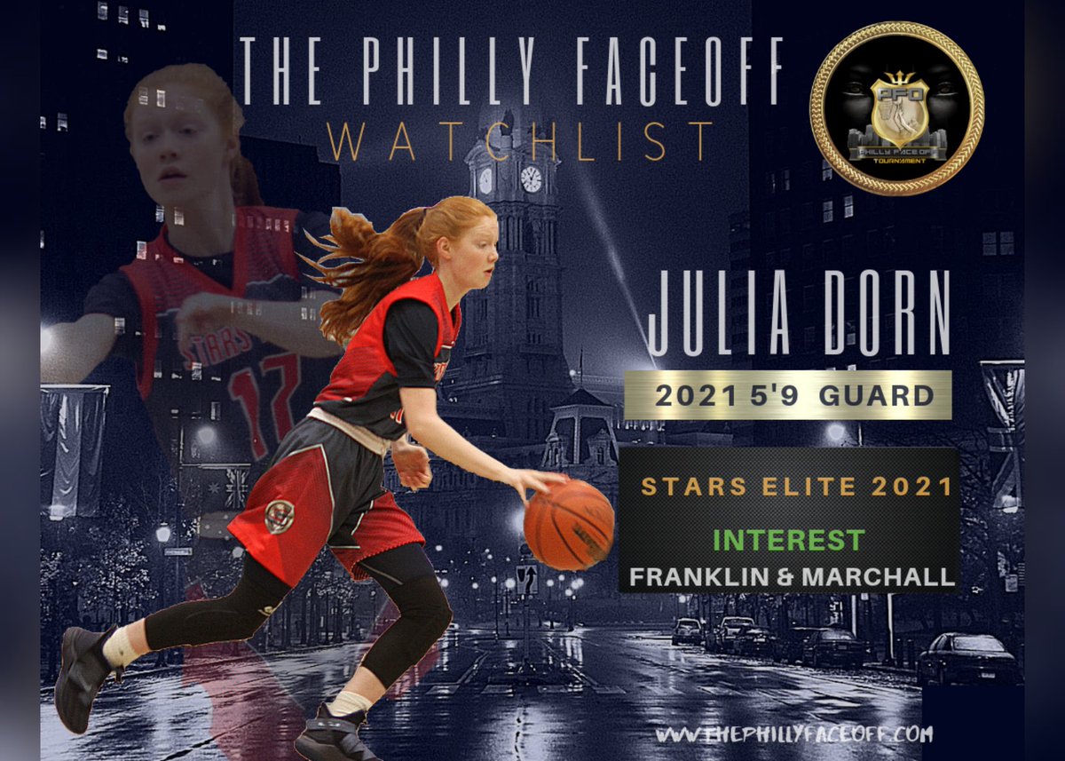 PhillyFaceOff's tweet photo. #PHILLYFACEOFF2019 WATCH LIST 👀

📣 2021 5'9 G Julia Dorn
⛹️‍♀️Shooting Guard
🏫 Paul VI High School (NJ)

🌐https://t.co/tHZGEtYSo2 https://t.co/zAElN5CdKn