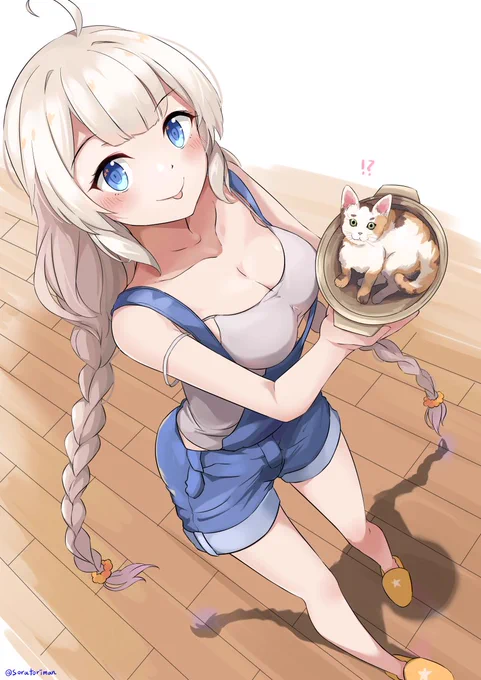 あかりちゃんとねこ鍋 