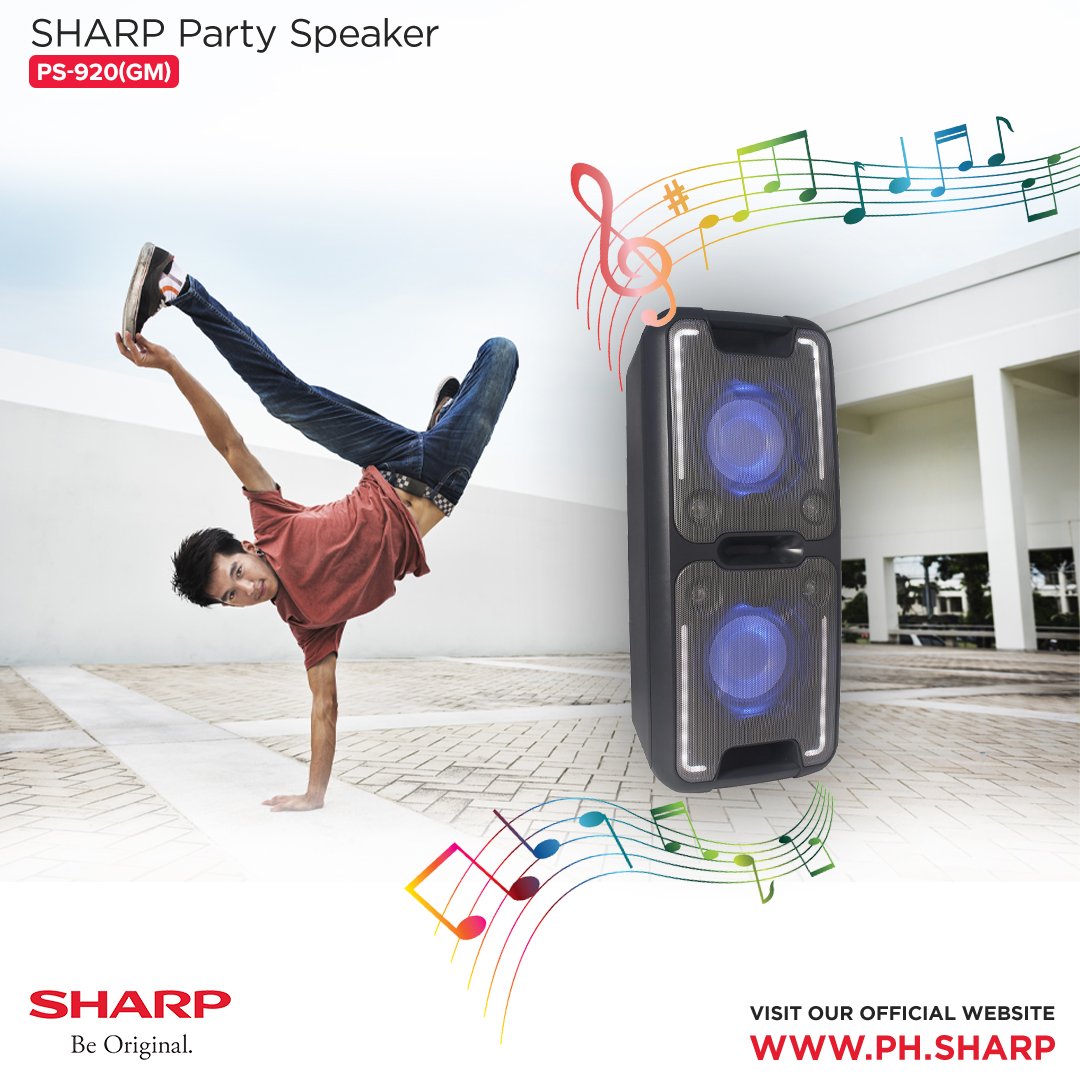 Portable Boombox speaker with built-in battery that includes a microphone and 2 x Mic-In. It also comes with LED lights with different Flashing modes.