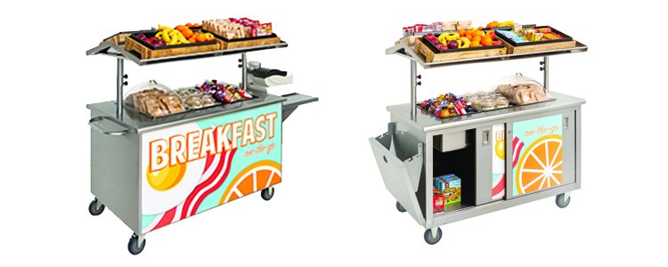 Hubert_K12's tweet photo. It's #giveaway time! Our new high-volume breakfast cart is available for pre-order, &amp; we're giving away a free merchandising kit to dress it up! Click the link to our Facebook post for details: https://t.co/kM5SvfWUP5 https://t.co/pIFF5TEU5O