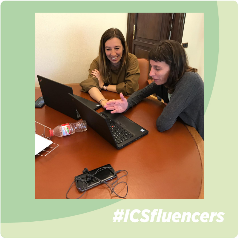 icscat's tweet photo. @Vanessi3 @cmartinezbu @FCBarcelona_cat #ICSfluencers @Vanessi3: "Ens coordinem amb comunicació per que a l'acte de #lideratgefemeni de demà tot vagi perfecte #gendermainsrreaming #alicsiguals " #S6VG @FCBarcelona_cat https://t.co/npRsmEEEUW
