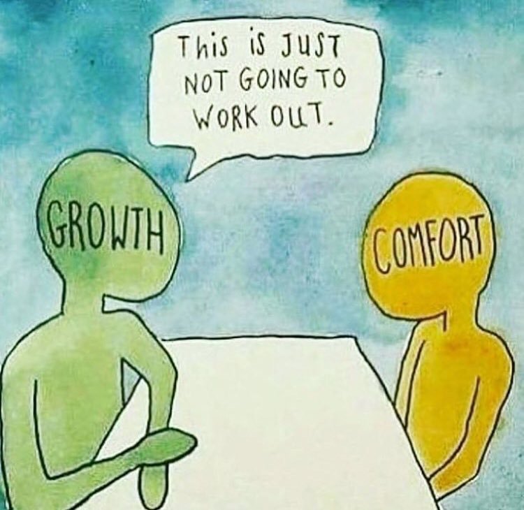 E_Sheninger's tweet photo. Comfort ➡️ Fear ➡️ Learning ➡️ GROWTH = the path to lasting change https://t.co/1GC1Y4oUtA https://t.co/WYM0lKLtgC