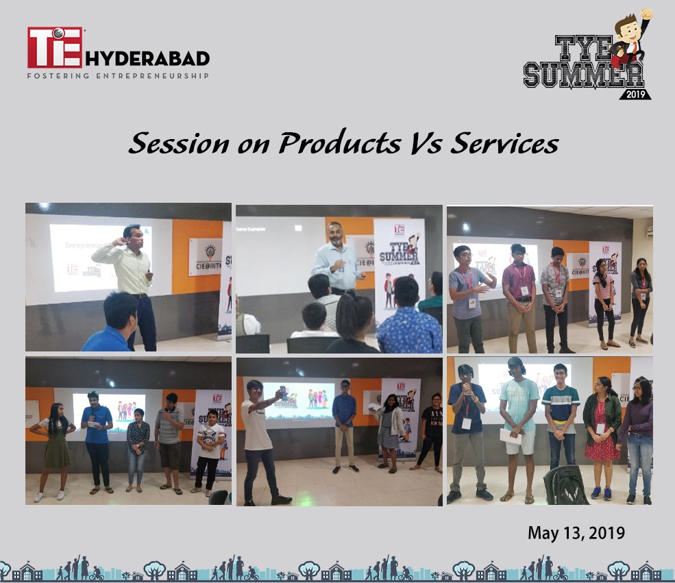 TiEHyderabad's tweet photo. #TYESummer 2019
#Products Vs #Services
Thank You for your Valuable Time &amp; Support
@ViiveckVerma , Chief Strategy Officer &amp; Head Retail, Srinivasa Farms &amp; #BhatDittakavi, Founder, CEO, Data Scientist, https://t.co/rT24dT0mBP

#Entrepreneurs #Startups #school #students #tiementors https://t.co/OxlcN6ViWc