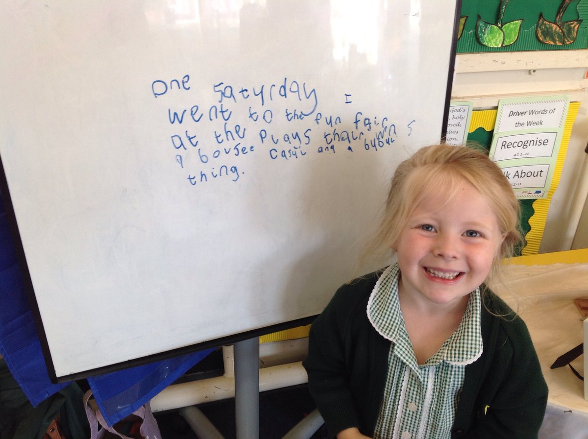 sjvblackpool's tweet photo. Some super independent writing in Reception โญ๏ธ๐โ๏ธ #SJVClassRC https://t.co/90fzXnSoFE