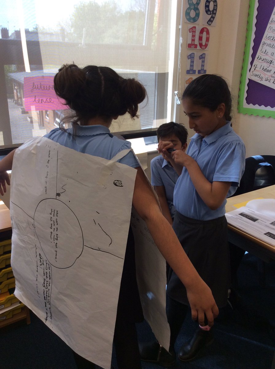 MissFenton's tweet photo. Year 5 are using Poncho Presentation to learn about Anglo-Saxon law! @KaganOnline @T2TUK https://t.co/S7NqtVCDsE