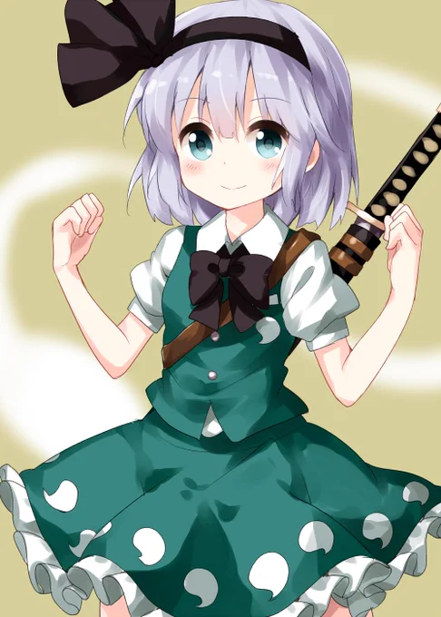 #深夜の真剣お絵描き60分一本勝負 魂魄妖夢 