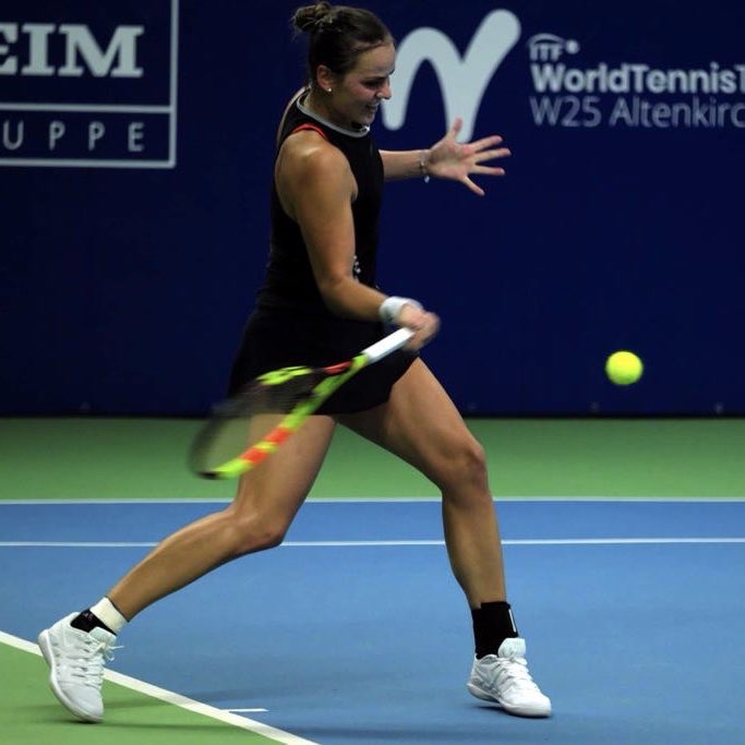 CanesWTennis's tweet photo. 🙌🎾 alum @steph_wagner1 is up to 3️⃣5️⃣8️⃣ in the @WTA rankings after beginning full-time play post-injury just last August. Keep grinding, #Swagner! 💪 https://t.co/hLg1LOeA4M