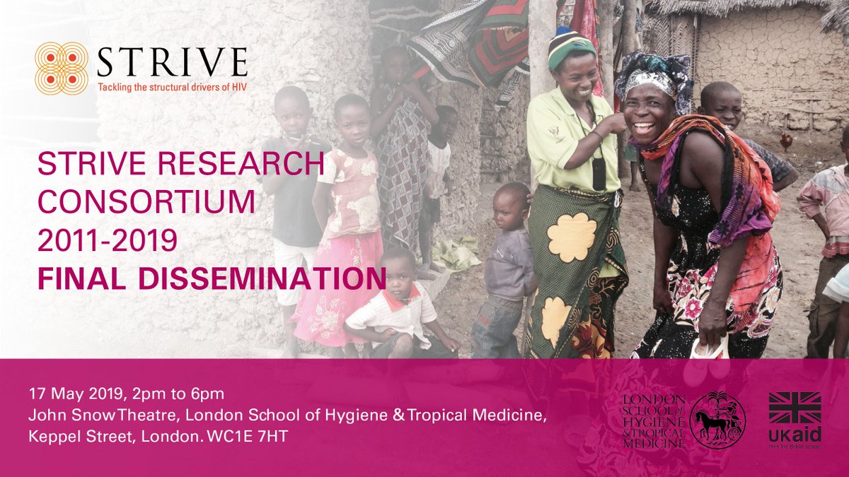 hivdrivers's tweet image. This Friday, STRIVE and LSHTM Director Peter Piot will be hosting a final dissemination event on the structural drivers of #HIV covering themes including alcohol, #VAW #IPV, transactional sex, gender inequality and social norms and stigma. Register: bit.ly/2vjzyr4