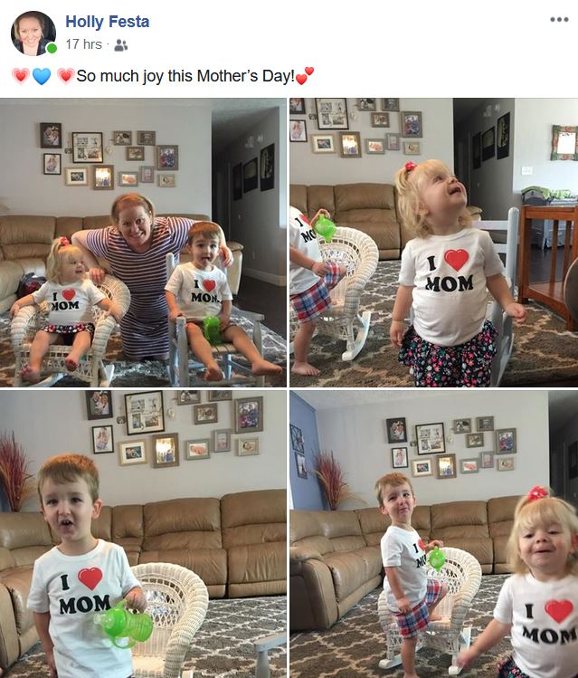 FJBTHbook's tweet photo. Brian and Holly Festa lost two children in 18 months! Dreams of a big family weakened. But God doesn’t let our hopes fade! I'm so pleased that God has blessed them richly! They'll welcome Taelynn Festa in September! Baby No. 5! #perseverance #family #HappyMothersDay #FJBTH https://t.co/zC7jcpK2ne