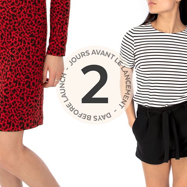 Only two days left! Here you can see two views of one pattern that we think will be a big hit ;)⁣
⁣.⁣
⁣Il ne reste que deux jours avant le jour J! Voici deux versions d’un patron qui sera for probablement un des plus populaires de la collection ;… bit.ly/2Jg5RjP