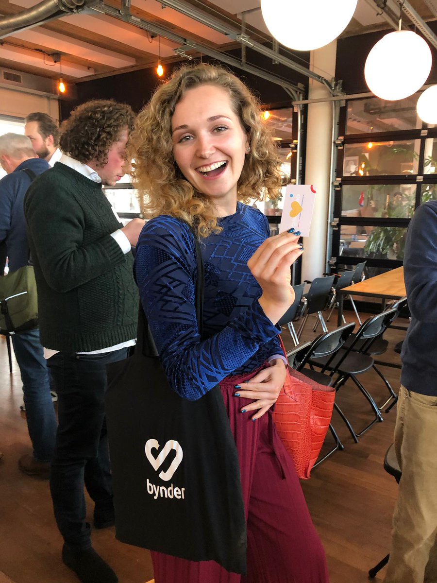vmm_global's tweet photo. Meet the happy winner of the giveaway at last week's Video Marketing Meetup in #Amsterdam. 💛=a free ticket to @OnBrandMag. Congrats to our lucky winner Katya and thanks @bynder for this amazing present!
Which #giveaway would make you this happy on our next #VideoMarketingMeetup? https://t.co/xFYDCdXn1t