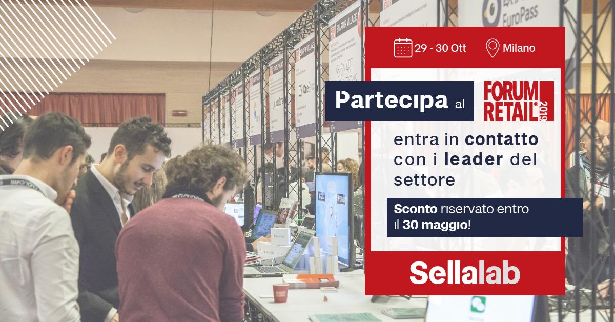 sellalab's tweet image. Sei una #startup con un'idea in grado di cambiare il mercato #retail? Dal 29 al 30 ottobre ti aspettiamo allo Startup GATE, all'interno della 19esima edizione del @ForumRetail. 

Acquista il tuo spazio entro il 30 maggio e scopri lo sconto riservato: sellalab.com/startup-gate/