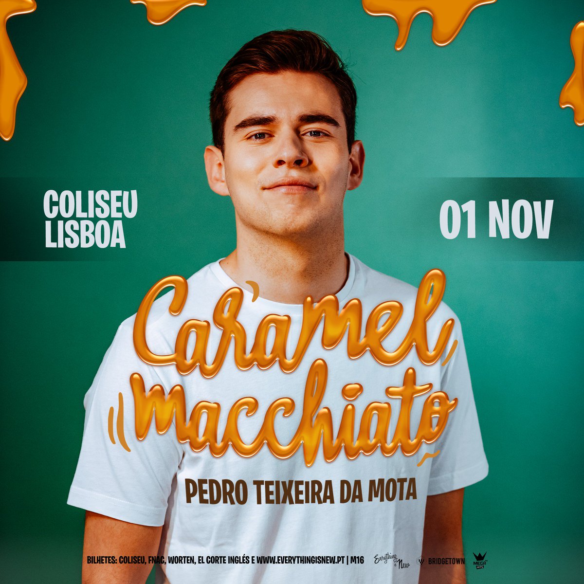Caramel Macchiato é o meu segundo solo de stand up. vou anunciar mais cidades nos próximos tempos, mas primeiro tinha que mencionar fking coliseu. tamos aí, obg pelo apoio e tickets já à venda

pedroteixeiradamota.bol.pt/Comprar/Bilhet…