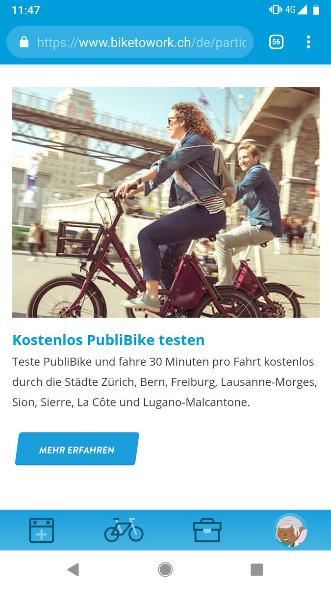dominiqueluethy's tweet image. #PubliBike kostenlos testen? 

Machst du bei @biketoworkch mit, dann einfach hier den Promocode holen: biketowork.ch/de/participati…
und 🚲🚲🚲 😎