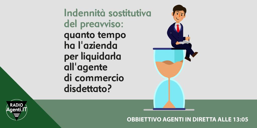 Se la mandante decide di disdettarti e di non concederti il preavviso, accollandosi il pagamento delle spettanze, quali sono le tempistiche previste dalla Legge per la liquidazione delle somme relative al mancato preavviso? Risponde alle 13:05 l'avvocato Lorenzo Bianchi!