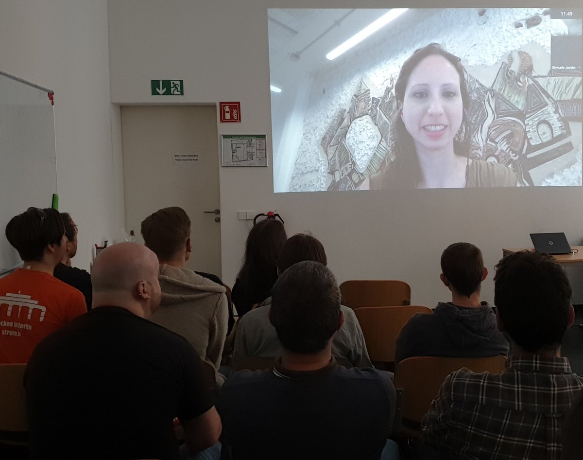 robertSPD's tweet photo. Now its a pleasure to have a remote session with @ShmuelaJ from #TelAviv 🇮🇱 at our #tecDay in #Berlin🇩🇪 #communityRockz https://t.co/t0F2MhclBE
