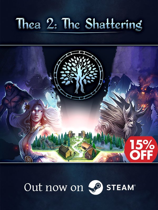 MuHaGames's tweet photo. #Thea2: The Shattering Is out now on Steam and GOG! https://t.co/WoQiG6aFtM and it's 15% off! #strategy #4x #RPG #Slavic  https://t.co/gY2r1SwhTd https://t.co/B68k90BozZ