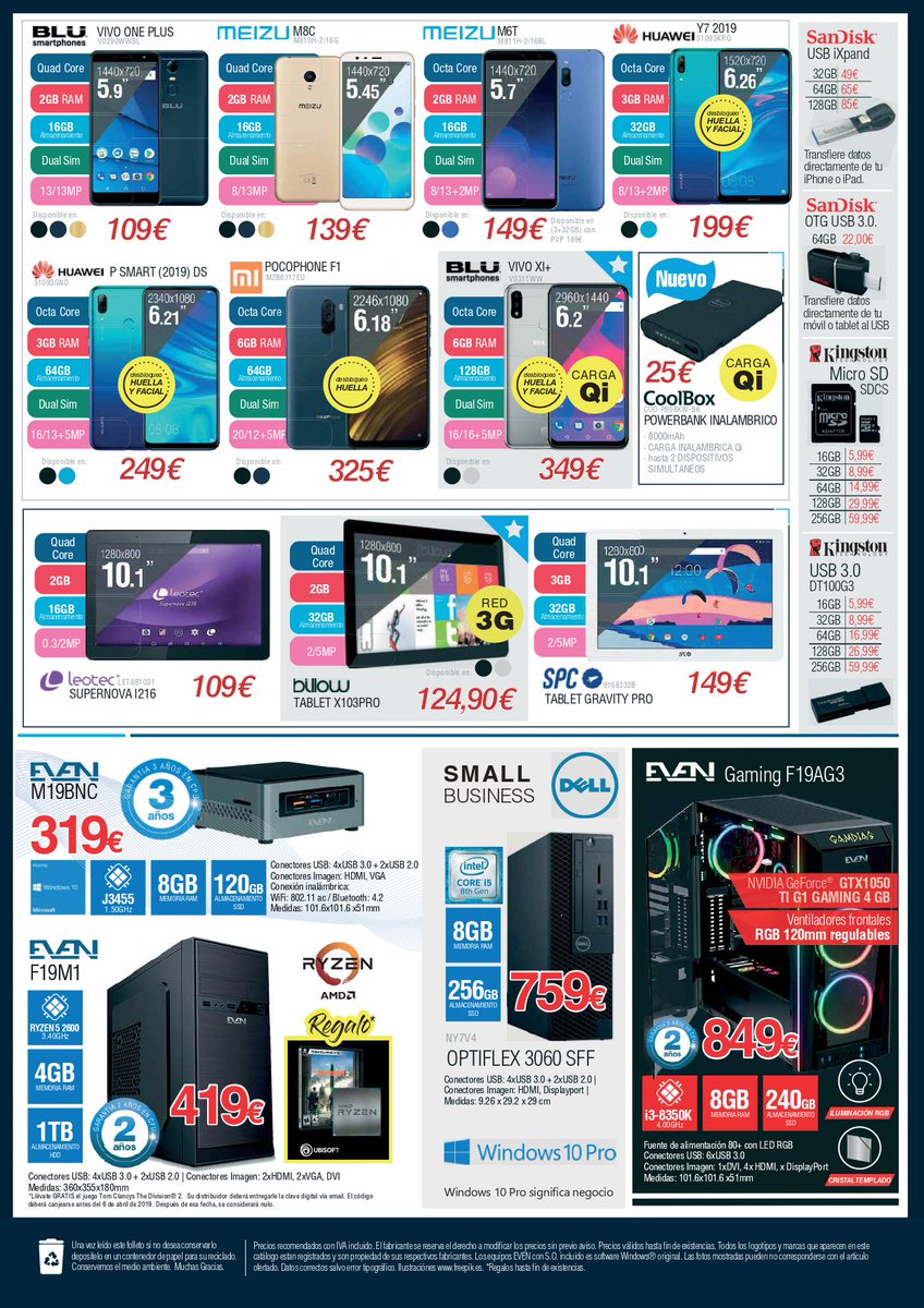 ComputerS_A3J's tweet photo. Os mostramos más ofertas para este mes de mayo... Gracias por vuestra atención https://t.co/5178wbzhrj