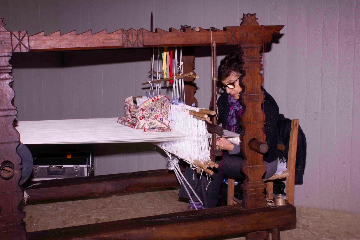 MuseoArcheoCa's tweet photo. #WomanInCulture Telaio tradizionale in legno il cui uso era ampiamente diffuso in sardegna esposto in occasione della mostra #DONNAODEA al @MuseoArcheoCa https://t.co/6ERgxL65z0