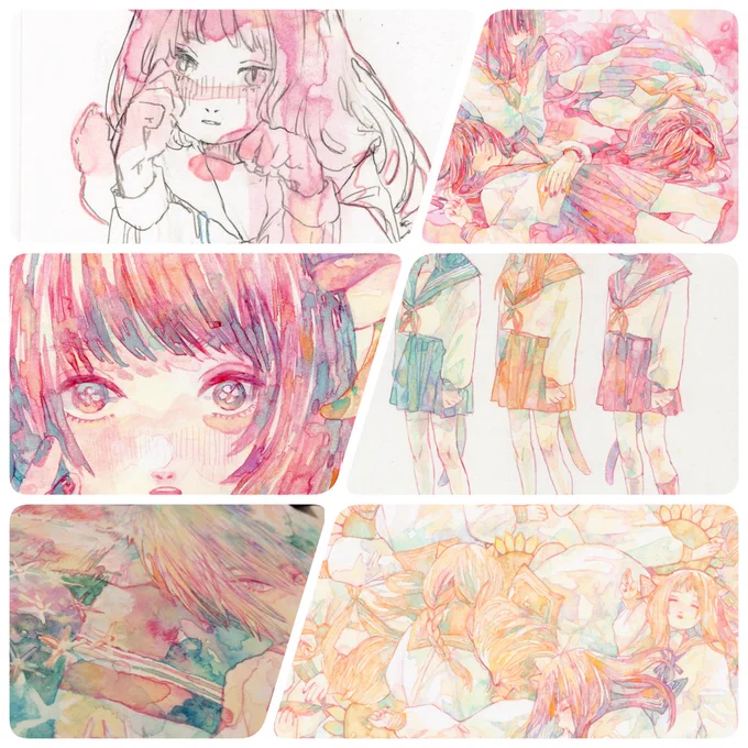 発送ギリギリ間に合った～～!!!???
原画6点+ポストカード、ステッカー、ミニ原画を置いていただきます。
#耳よりなはなし よろしくお願いいたします!?

✿5月15日～17日 火曜休
12:00-20:00 (最終日18:00まで)
ぎゃらりぃあと さん
https://t.co/OAAoUDvOtJ 