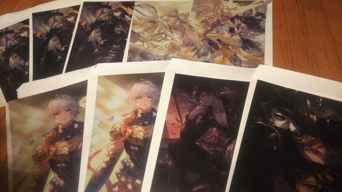 Ami グラブル エクストラフェス 000クリアファイル 譲渡 ベリアル ルシフェル 2 サリエル 3 ハールート マールート ヘレル バブさん サリエル ベリアル サンダルフォン目元アップ 求 定価700円 送料 下段ご希望の場合は上段引き取ってくださる方優先