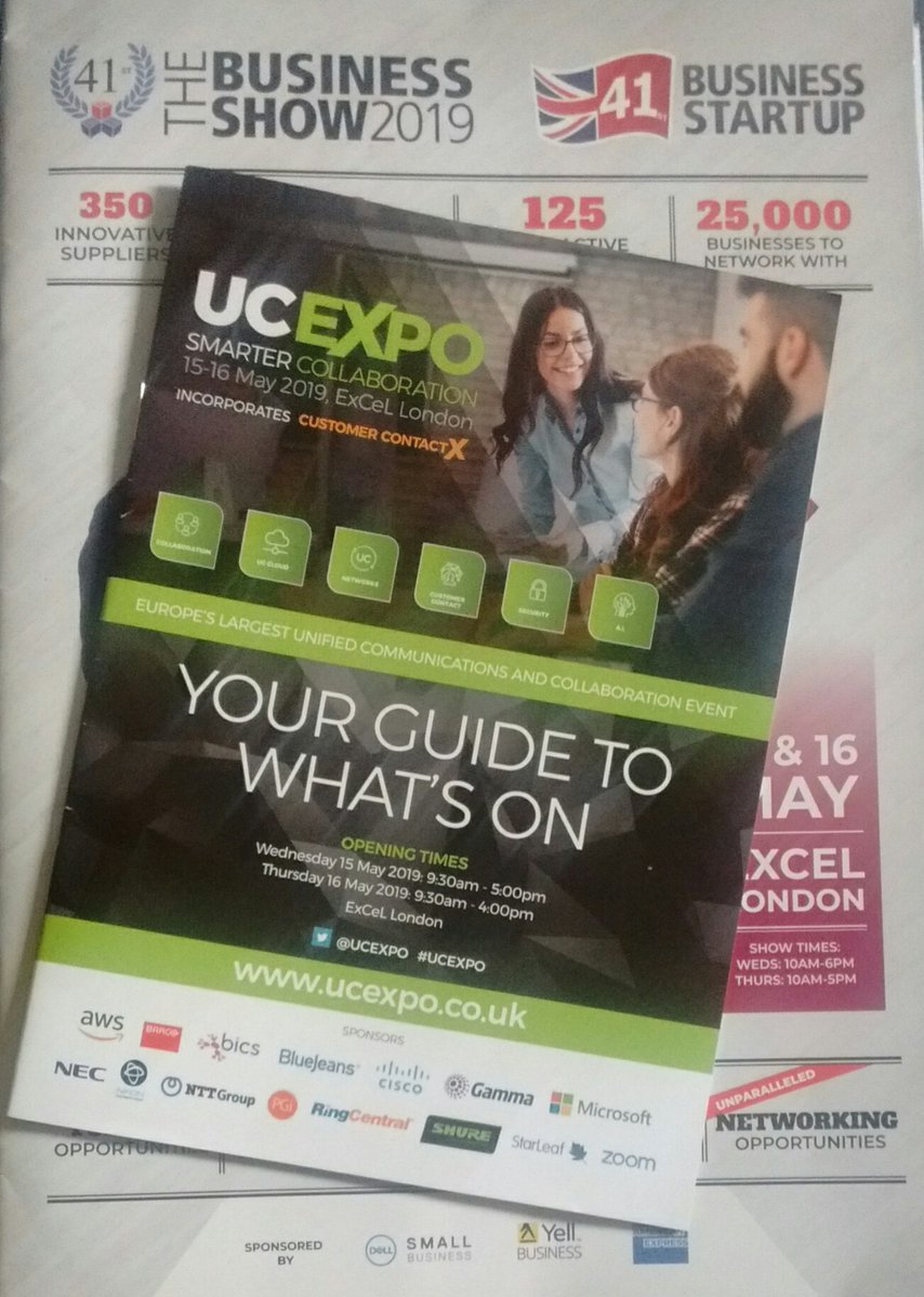 amritviruk's tweet photo. This Thursday I will be attending Two events (@UCEXPO & @TheBusinessShow) @ one location @ExCeLLondon ... So ready for 16 May 2019
#tbs2018 #tbsuk #tbs2019 #businessshow #ucexpo #eventguides https://t.co/aCMxNNyUK2