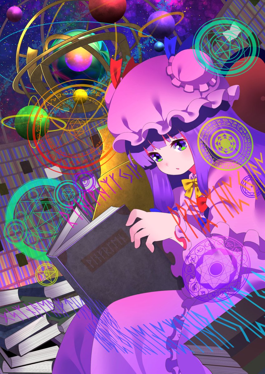 yuzin333's tweet image. パチュリーさん　 #東方