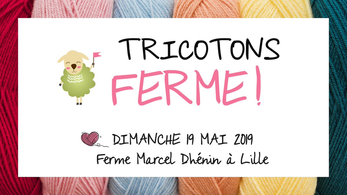 apei_lille's tweet photo. [TRICOTONS FERME!] Notre grand projet de yarn bombing est à découvrir ce dimanche 19 mai à la ferme pédagogique Marcel Dhénin : un projet créatif et artistique en lien avec une grande journée festive ! https://t.co/1ELrIsSGud
@lillefrance 
#Lille #ApeiLille #yarnbombing https://t.co/w87x5b1XjI
