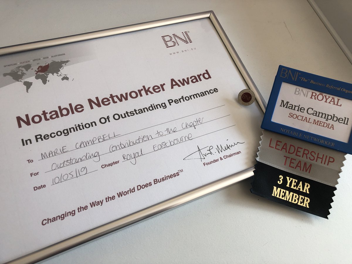 RevealPro's tweet photo. @RevealPro are proud members of @BNIRoyalEB &amp; this week were awarded  'Notable Networker Award' for 'Outstanding Contribution To The Chapter' If you are looking to grow your business, @BNI_official_pg is the place!
#BNI #Business #Eastbourne https://t.co/NKeRHdSsZN