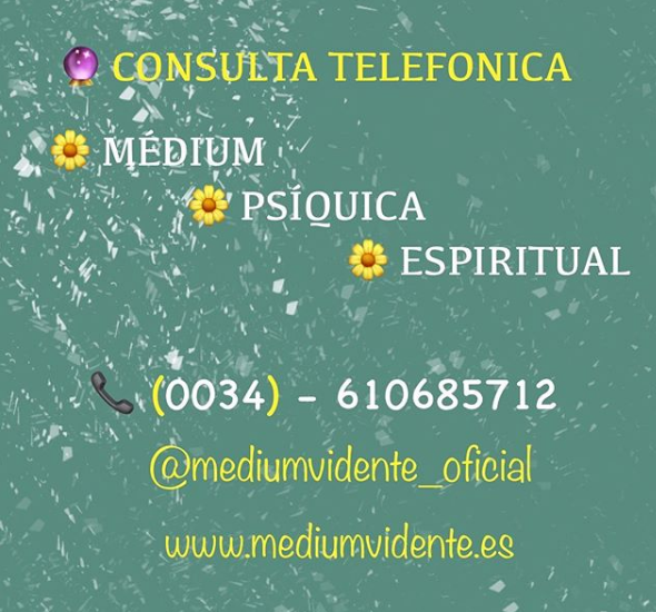 Mediumvidente_'s tweet photo. PARTICULAR  ॐ PIDE INFORMACIÓN ☎️ 610685712 🇪🇸
#medium #vidente #videncia #tarot #esoterismo #espiritual #clarividencia #cienciasocultas #ocultismo #adivinación #alquimia https://t.co/cRZz704V4o