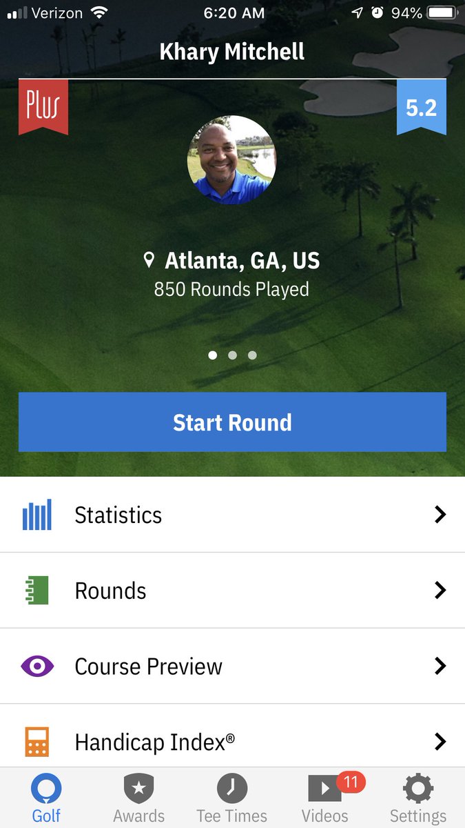 ambassador_golf's tweet photo. 850/1000...and the handicap is starting to look intimidating! #1000roundsofgolf #golfislife #lifeisgolf https://t.co/jPc7S6ndm0