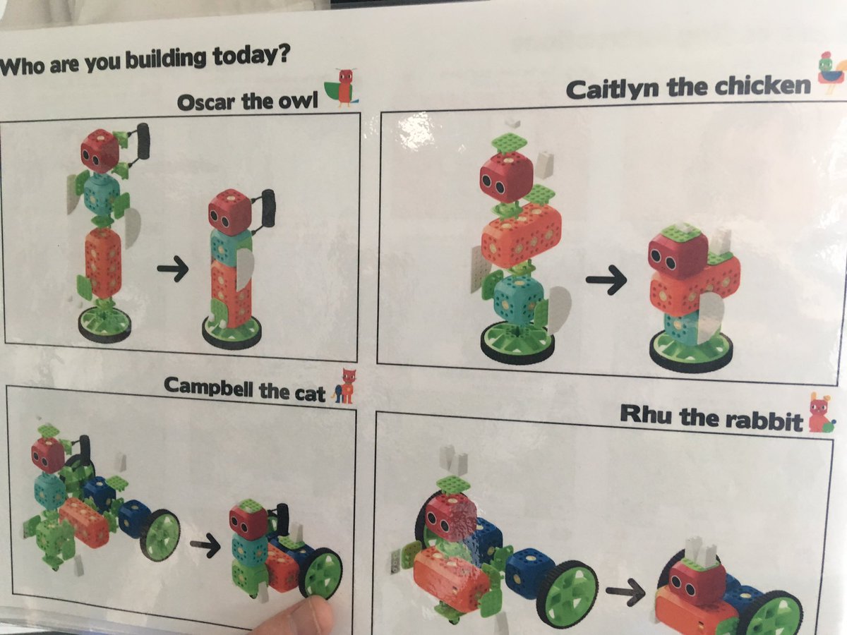 CadderPrimary's tweet image. We’ve been building robots and using @RoboWunderkind to programme our animals on a tablet using code #computingscience #digitallearning #NDLW19