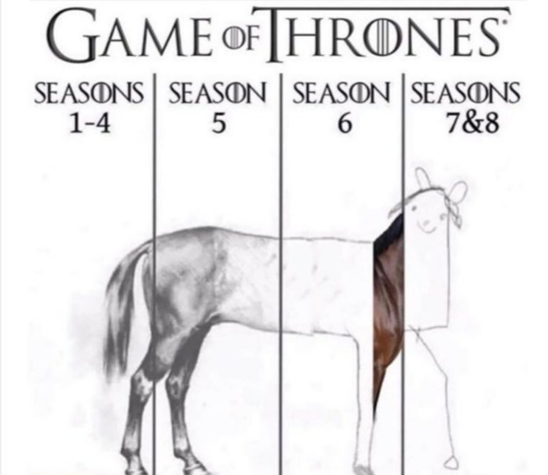 I just don't understand how can it be one of the best T.V. series and just not live up to its expectations #GameOfThrones