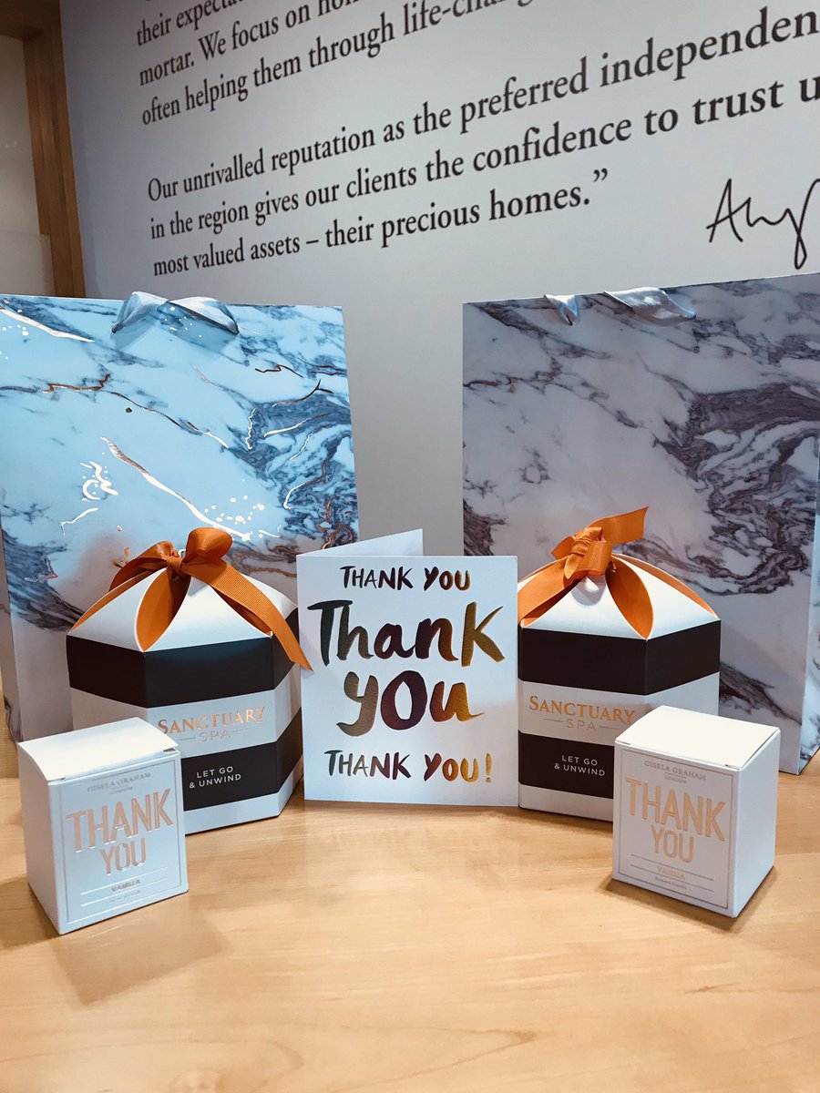 More thank you gifts for our Ripon team from pleased clients 🎉😊