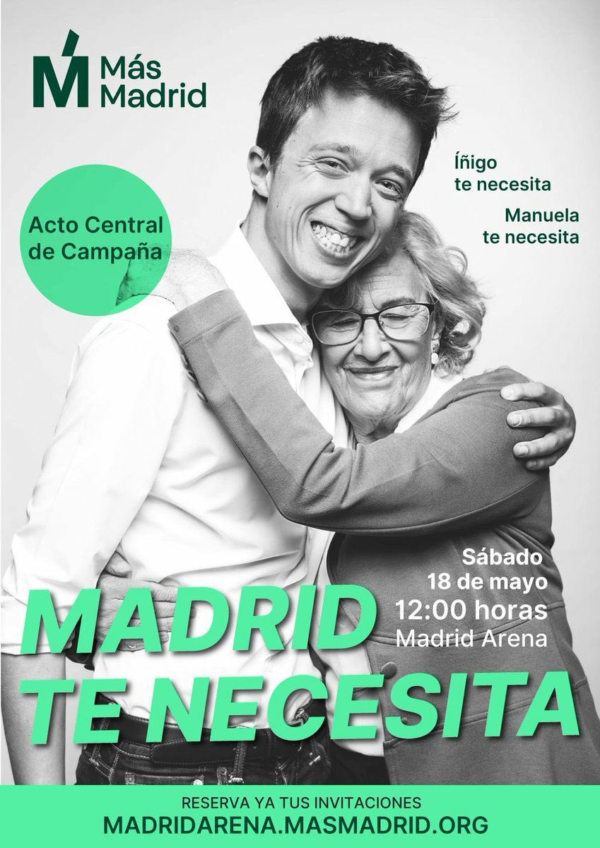 MasCoslada__'s tweet photo. Este sábado tenemos una cita muy muy importante. 

📍Madrid Arena.
⏰12h

Reserva tu entrada y que no te lo cuenten!

https://t.co/ngbj0TuLT6 https://t.co/h4XzCPCBsZ