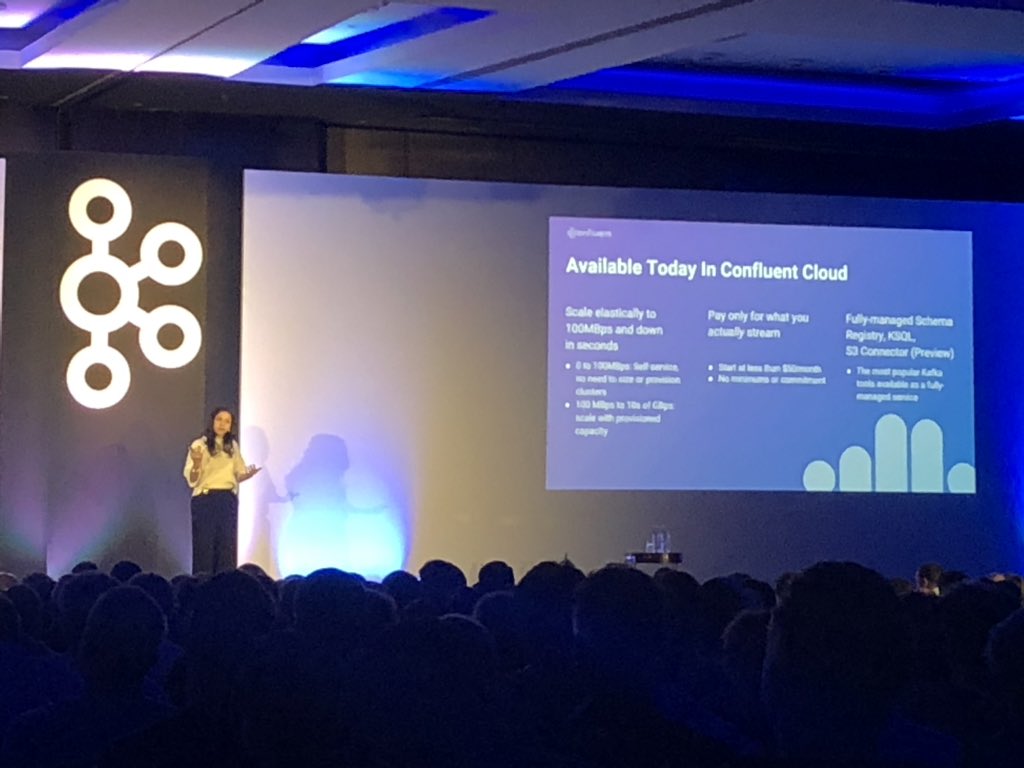 KaiWaehner's tweet image. Looking for #cloudnative #apachekafka? Take a look at this huge announcement about #ConfluentCloud by @nehanarkhede at #kafkasummit