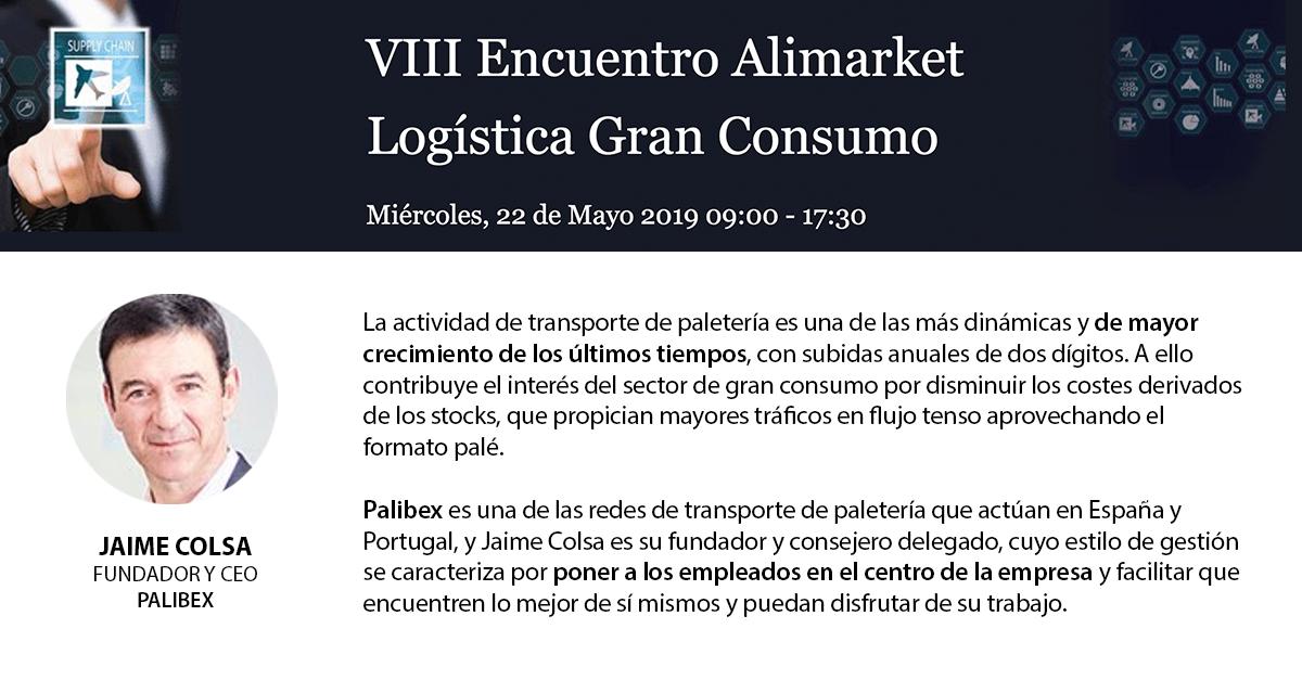 Palibex's tweet image. Se acerca la fecha del VIII Encuentro @Alimarket Logística Gran Consumo. El próximo 22 de mayo, el CEO de @Palibex @JaimeColsa hablará sobre modernizar la logística a través de las personas. ¡Os esperamos!

ow.ly/VzBK50u9eR4

#LogisticTheNewSexy #PBXMola #NosMueveUnEquipo