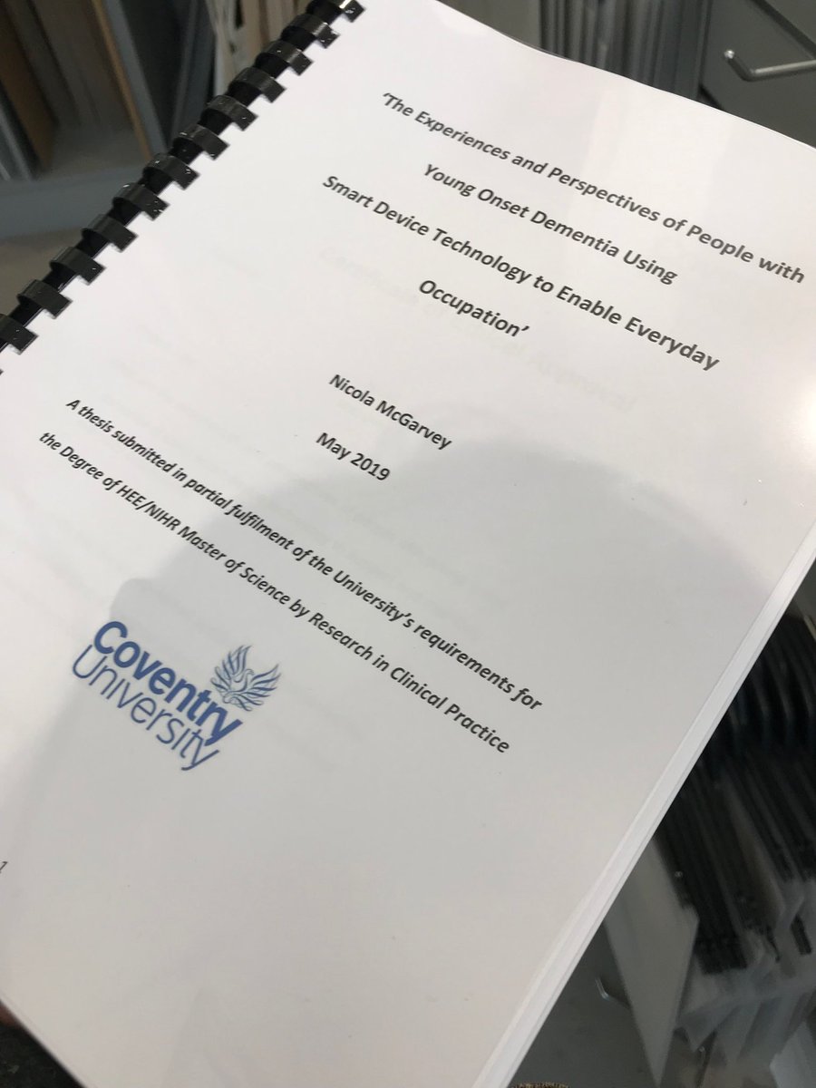 Nic (@mcgarveynic) on Twitter photo Look!!! <a href="/CovUni_CIRAL/">This account is no longer active</a> @CWPT_Research <a href="/CWPT_NHS/">Coventry and Warwickshire Partnership NHS Trust</a> <a href="/theRCOT/">Royal College of Occupational Therapists</a> @RCOTWestMids it’s done! Look!!! <a href="/CovUni_CIRAL/">This account is no longer active</a> @CWPT_Research <a href="/CWPT_NHS/">Coventry and Warwickshire Partnership NHS Trust</a> <a href="/theRCOT/">Royal College of Occupational Therapists</a> @RCOTWestMids it’s done!
