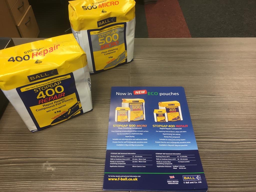 Now in stock <a href="/FBallUK/">F. Ball and Co. Ltd.</a> new eco-pouches