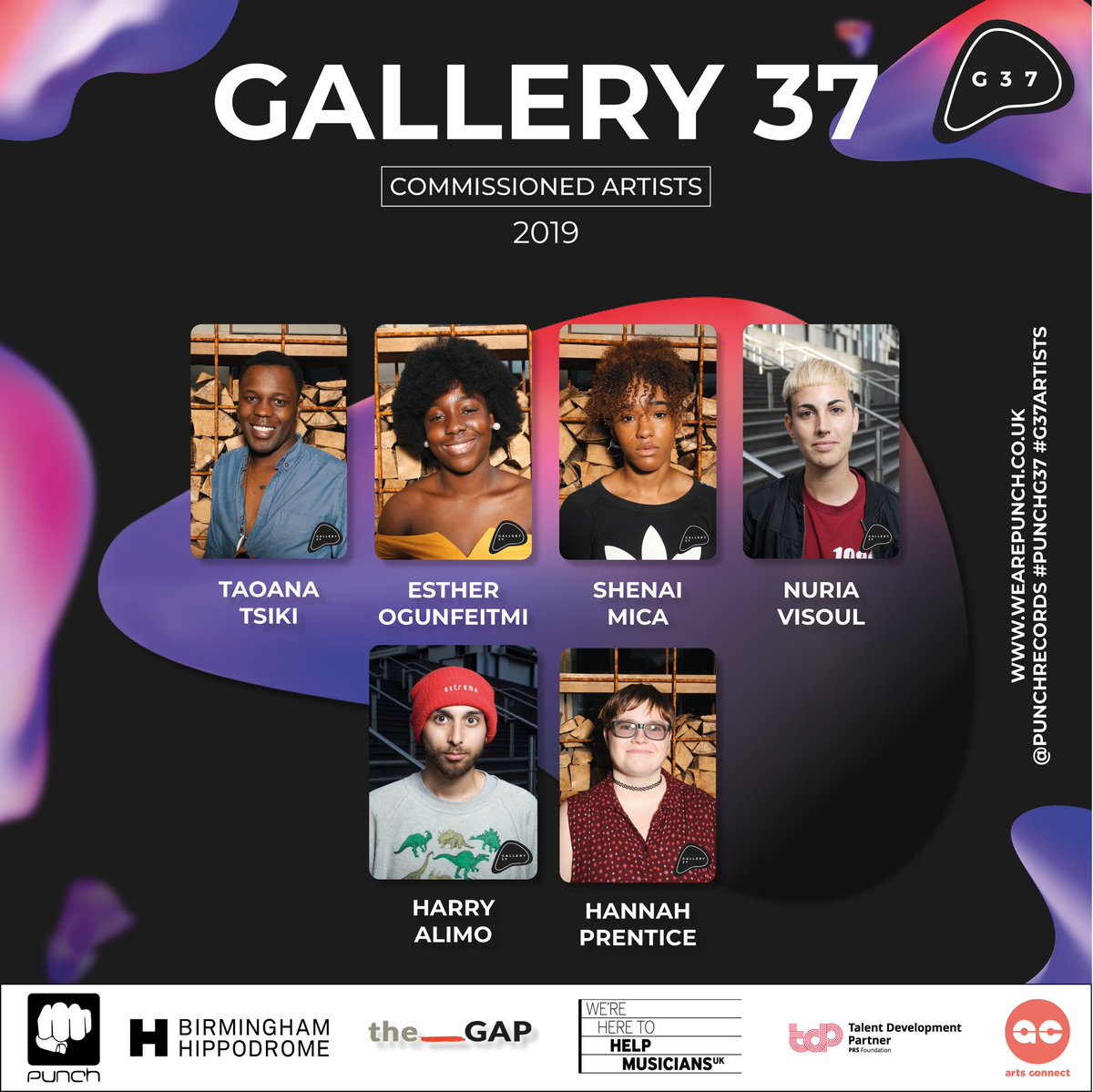 punchrecords's tweet photo. We are pleased to announce the recipients of Gallery 37 2019 commission fund.

We will be supporting these artists over the next few months as they develop and execute projects which will take their artistry to the next level.

Congrats all! #PunchG37 

https://t.co/GkqtUjBDeP https://t.co/MhDkOdF36T