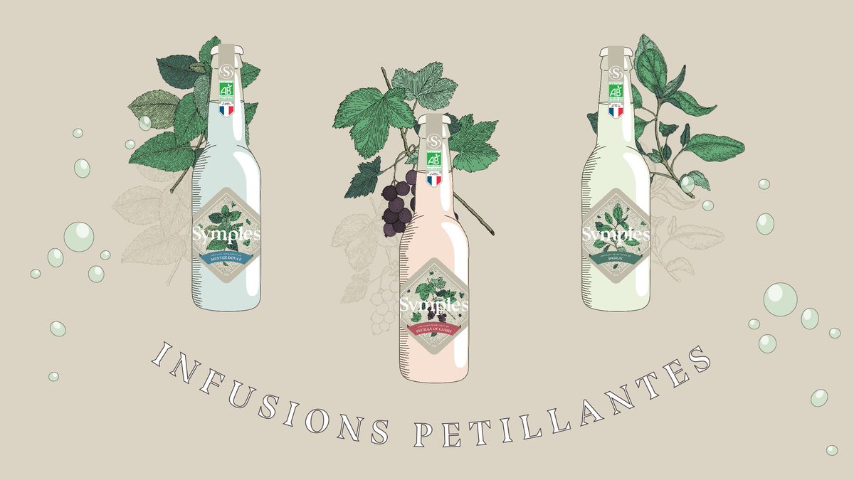 ENSAIA's tweet photo. Après ses potions 100% naturelles, bio et locales, #Symples, start-up fondée par 2 élèves de l'ENSAIA, lance sa nouvelle gamme d'infusions pétillantes en version Cassis, Menthe fraiche ou, plus surprenant mais délicieux, Basilic https://t.co/yAY8tFnKxT