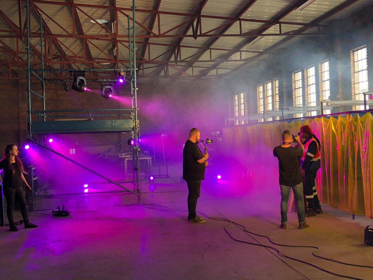ImpactProductio's tweet photo. We added a bit of Magic to a Safety Video Shoot! 
#lighting #technicalteam #videoshoot https://t.co/AImQfRPzUF