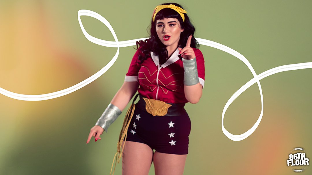 86thFloor's tweet photo. Are you ready for our #DC #bombshells #CMV? 

We'll be introducing our leading ladies over the next few days!
Keep an eye out for the rest of the cast <3 

Feat gatheringstormcosplay, imijean + @JessieNoochies 
 
#wonderwoman #catwoman #bee #cosplay #bombshellscosplay #DCUNIVERSE https://t.co/Q6Fv6C1c88