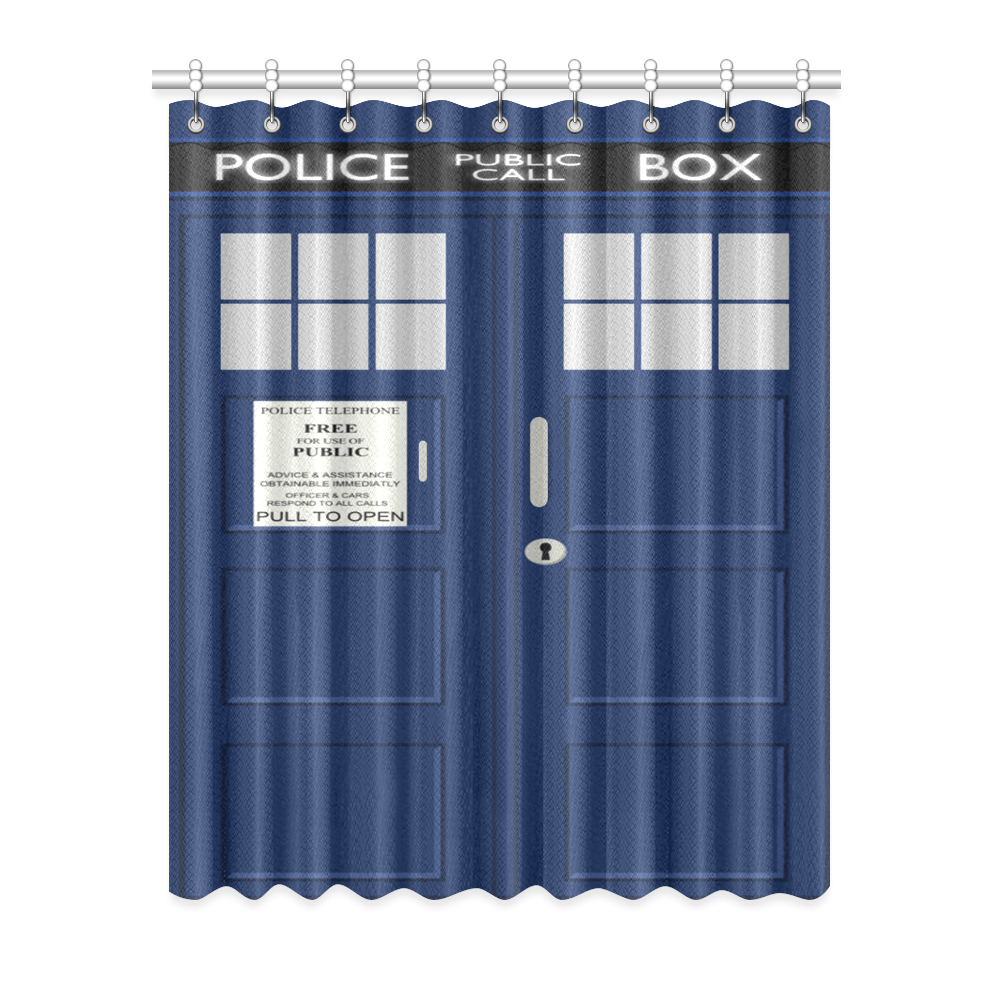 BeautifulCount3's tweet image. Police Box Window Curtain 52 x 63(One Piece) beautifulcountrystore.com/product/police…