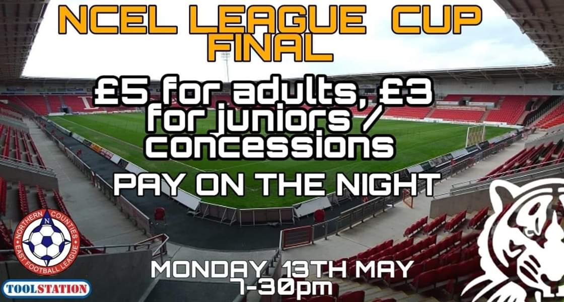 Give this a RETWEET if you're coming to the <a href="/NCEL/">Macron NCEL</a> League Cup Final tonight between <a href="/worksoptownfc/">Worksop Town FC</a> &amp; <a href="/Liversedge_FC/">Liversedge FC</a> at <a href="/drfc_official/">Doncaster Rovers FC</a>