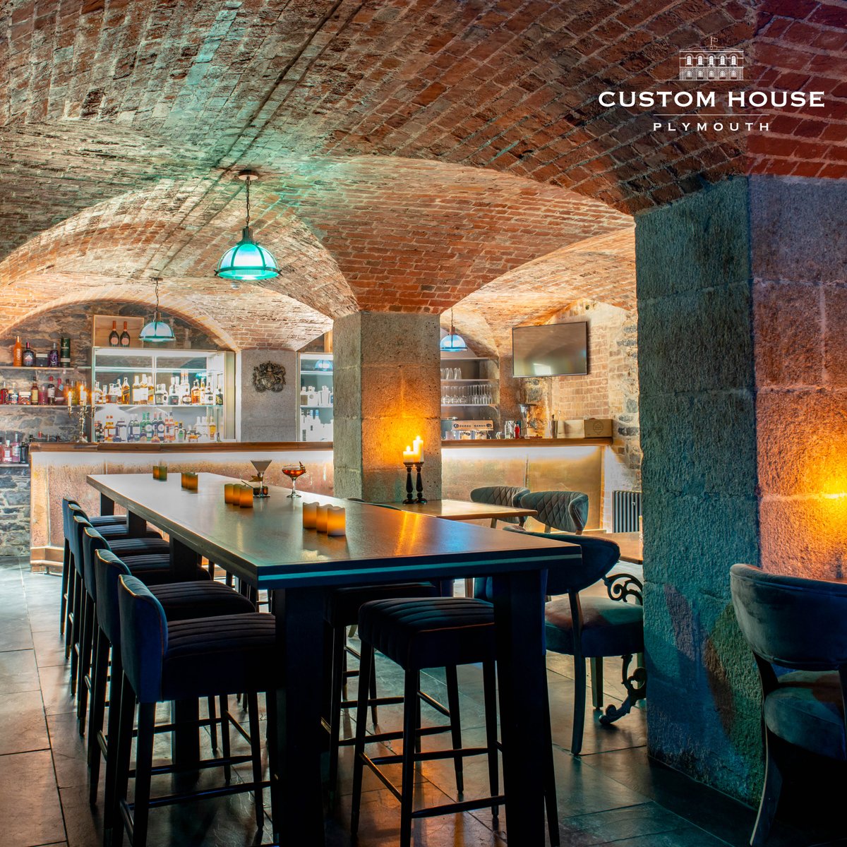 Our Cellar Bar has stunning architecture &amp; a unique ambience that takes your 
breath away.
.
Perfect for entertaining guests corporate or friends, private parties and many more...
.
Find out more here 👉 bit.ly/2VbABoB  
01752 210770 | info@customhouseplymouth.co.uk