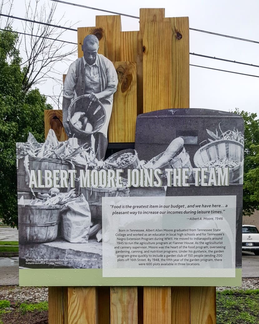 It was so cool to see the new orchard at Flanner House in #UNWA #Indianapolis including these neat educational panels that include my grandfather's pioneering work with urban agriculture and food systems back in the 1940s.
<a href="/SavingPlaces/">Saving Places</a> <a href="/IndianaHistory/">Indiana Historical Society</a> <a href="/kibiorg/">KeepIndianapolisBeautiful</a> <a href="/FlannerHouse/">Flanner House Of Ind</a>