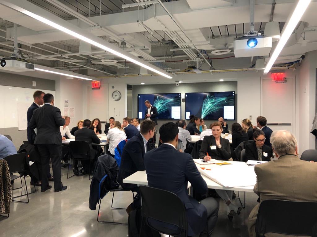 julia_knoeff's tweet photo. 75% of all natural resources are consumed in cities. @smartcitiesny workshop discussing using waste products as economic inputs for new products and processes to address challenges faced by cities. #SmartNL19 #circularcities @NLinNY https://t.co/y8hVpq7xWl